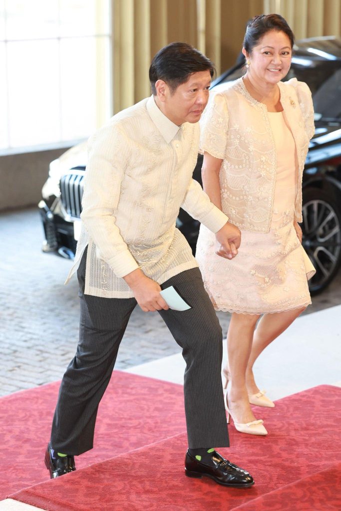 President of the Philippines and Louise Marcos
