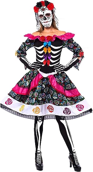 Women costume for day of the dead