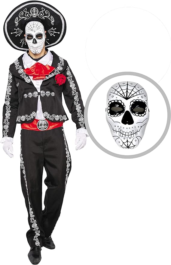 Men costume for day of the dead