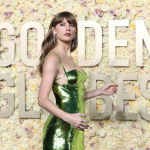Taylor Swift attends the 81st Annual Golden Globe Awards in Beverly Hills. REUTERS/Mike Blake