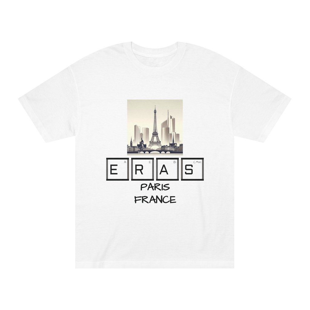 Eras Tour, Paris France. T-Shirt. GoSwifties