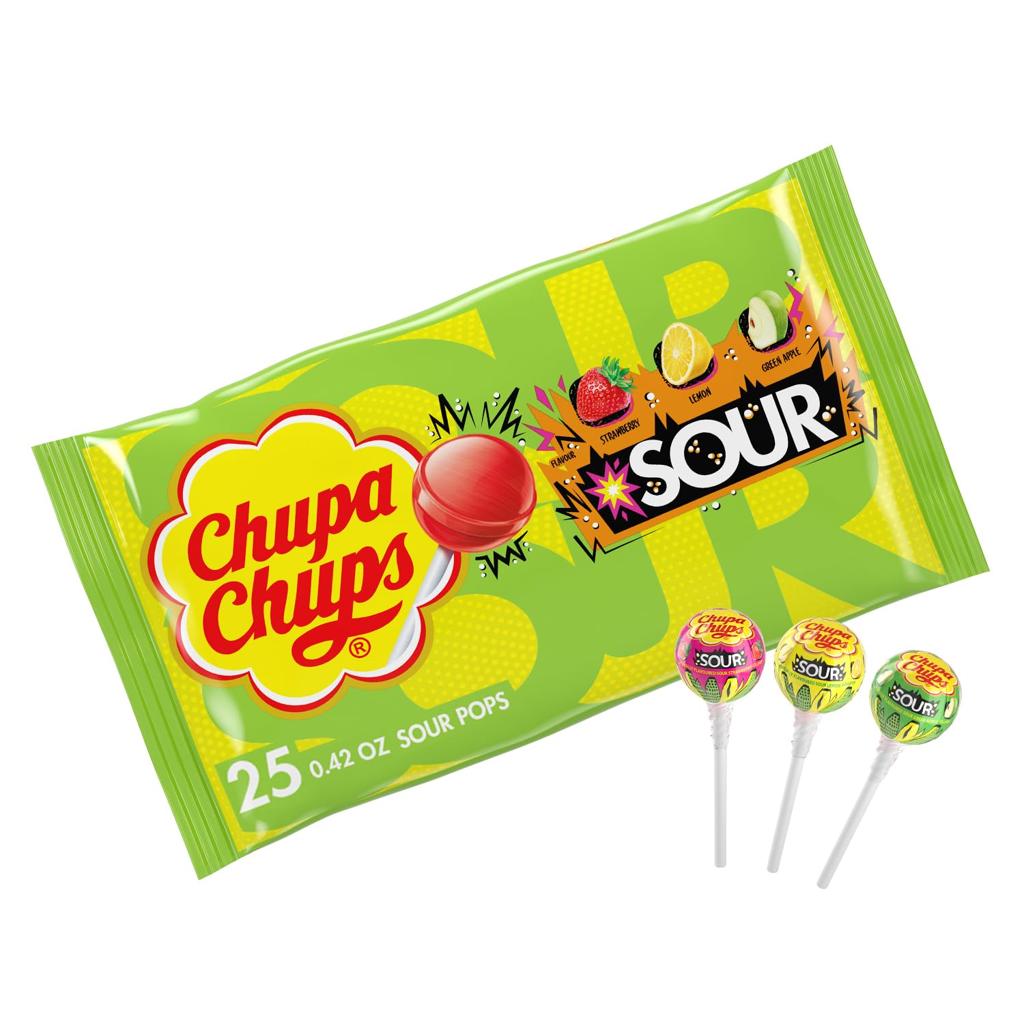 Chupa Chups Sour Lollipops